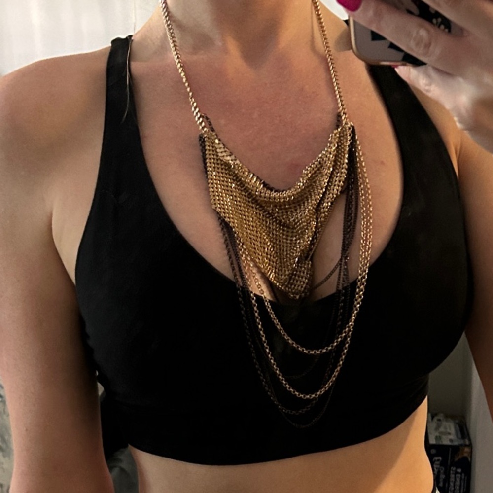 Black and Gold Necklace